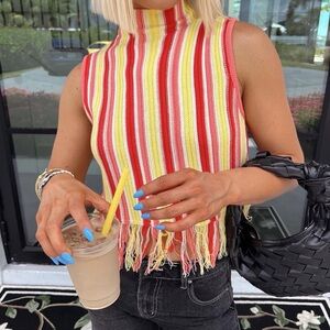 Striped tank top